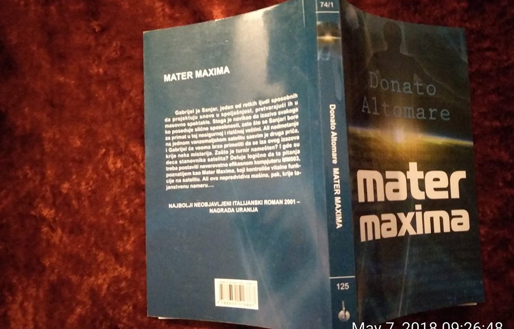 MATER MAXIMA E GLI ANTEFATTI