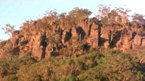 La rocca di Hanging Rock