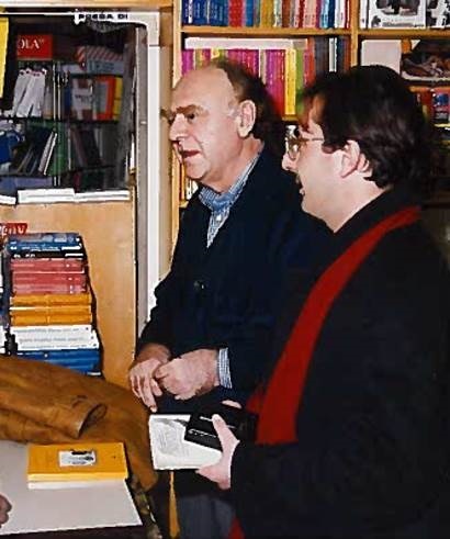 Filippo Radogna con Alberto Bevilacqua