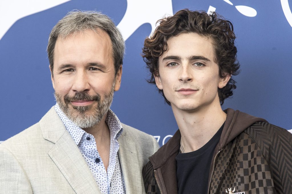 Denis Villeneuse con Timothée Chalamet