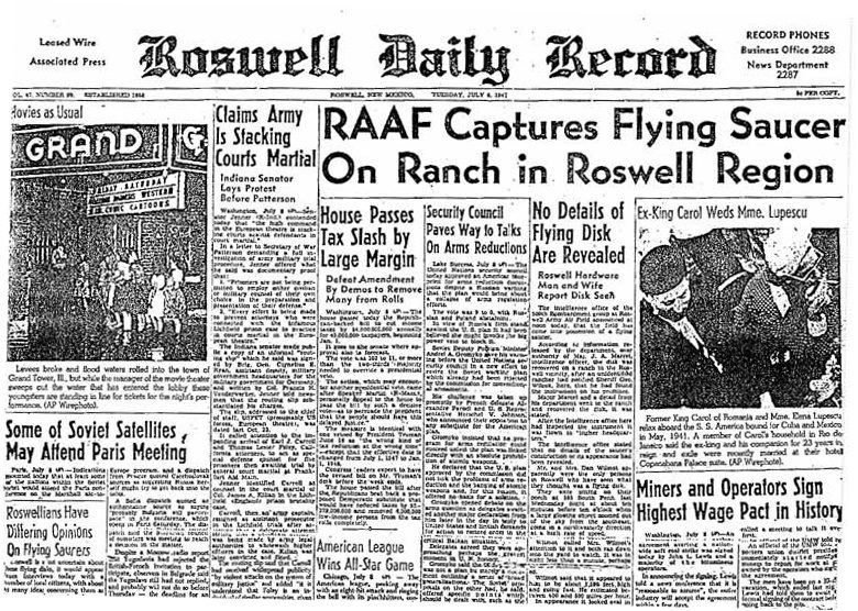 Ufologia attraverso il Cinema: Roswell