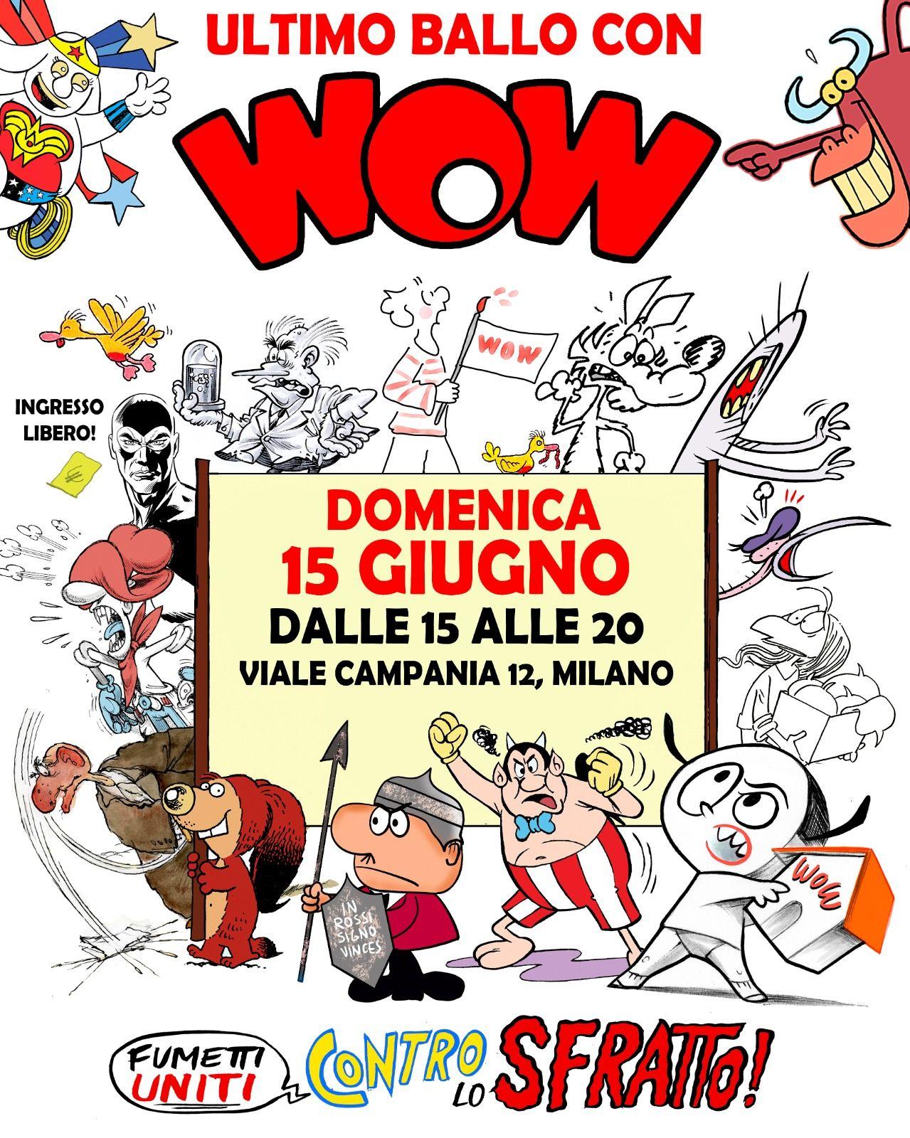 Wow Spazio Fumetto saluta